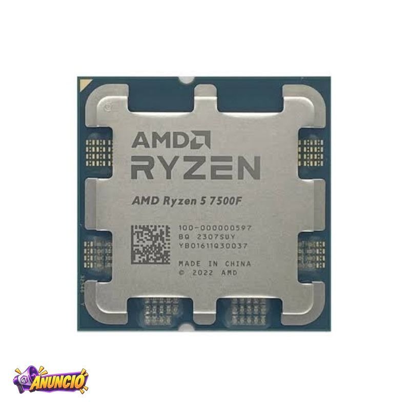 Processador AM5 Ryzen 5 7500F 3.7Ghz (5.0GHz Max Turbo) - Usado apenas para Teste (Sem Caixa ou Cooler)