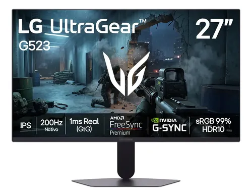 Monitor LG Ultragear 27" FHD 200Hz