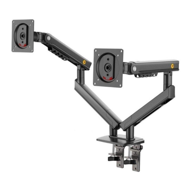 Suporte de Mesa Articulado para 2 Monitores de 17" a 32" North Bayou, com Pistão a Gás, Vesa, Preto A5c Nb