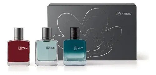 Coleção Especial Miniaturas De Natura Homem 3un 25ml