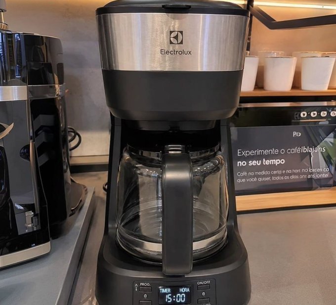 Cafeteira Elétrica Electrolux Inox 1,5L 110V