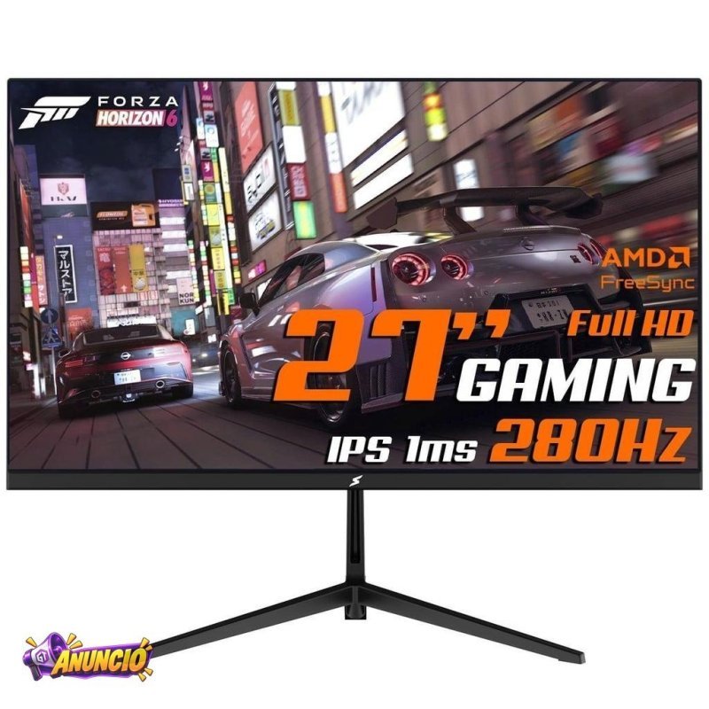 Monitor Gamer SuperFrame Precision, 27 Pol, Flat, Full HD, IPS, 1ms, 280Hz, HDR, FreeSync/G-Sync, SF-MN-PRE27FSIFE1B