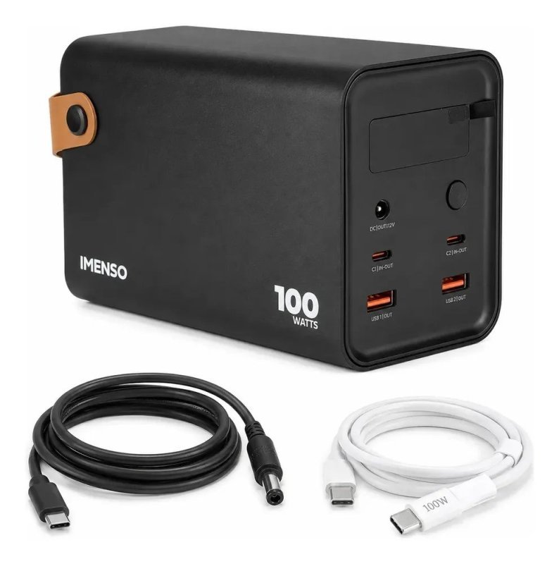 Power Bank 60000mAh 100W + Cabo Starlink Mini e LED Inclusos
