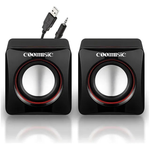 Caixa de Som para PC e Notebook Coolmusic 6W