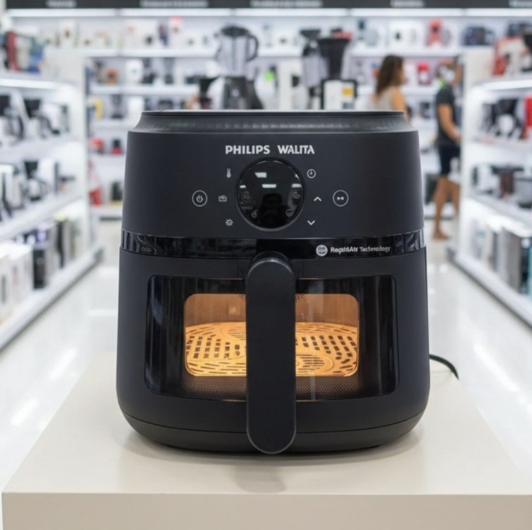 Philips Walita Fritadeira Airfryer Série 2000 6,2L, Painel Touch, 110V