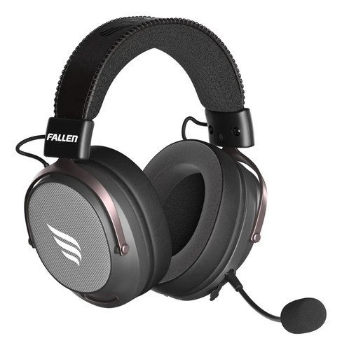 Headset Gamer Sem Fio Fallen Morcego Pro Wireless Bluetooth Preto