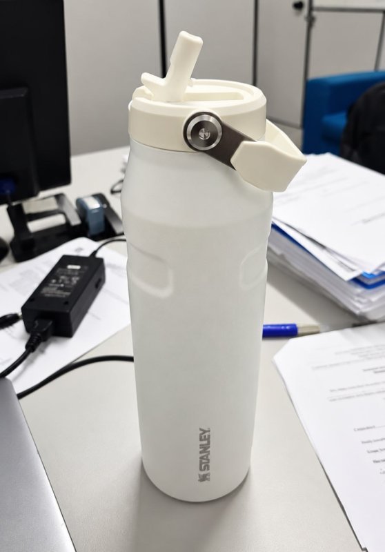 Garrafa Térmica Stanley Aerolight Flip Straw Heat Wave Frost 1.1L