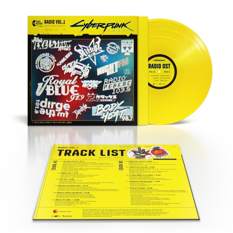 Cyberpunk 2077 Radio Vol.1 - (Opaque Yellow Vinyl)