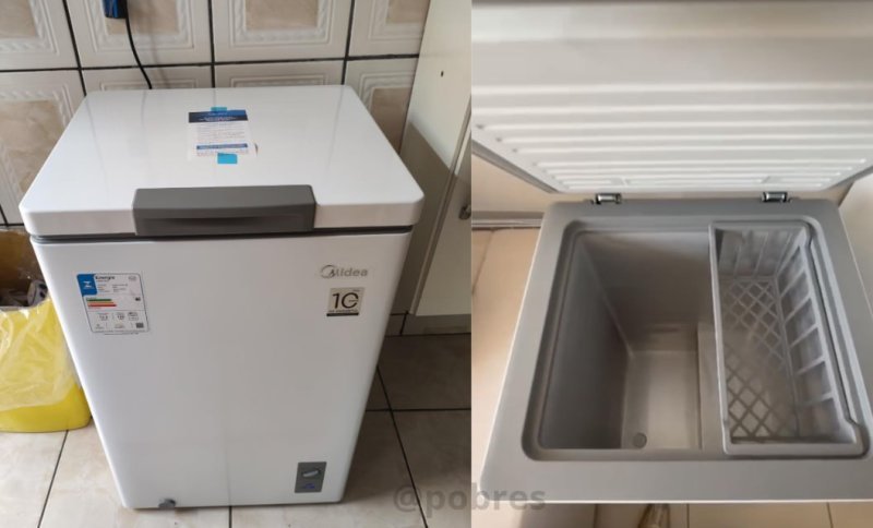 Freezer Horizontal Inverter 100L 110/220v