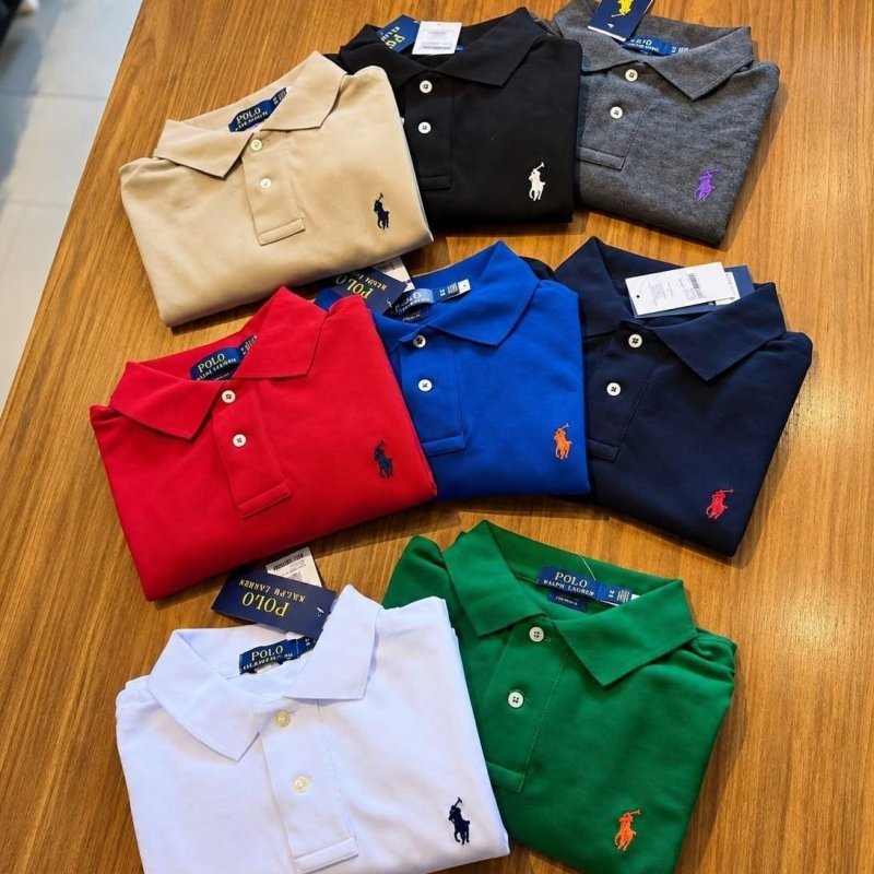 Camisa Polo Ralph Lauren Masculina Slim (P ao G1)