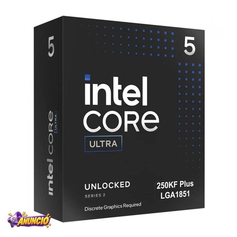 Processador Intel Core Ultra 5 250Kf 4 2Ghz 5 3Ghz Turbo Cache 30 MB 18 Nucleos 18 Threads Lga 1851 Sem Video Integrado Bx80768250Kf
