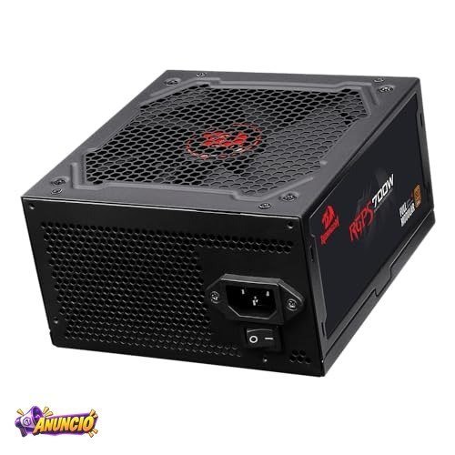 Fonte 700w Redragon Rgps Full Modular Pfc Ativo Gc-ps005-1, Preto