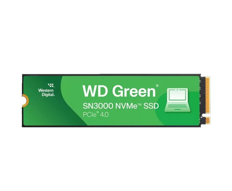 SSD de 1TB WD Green SN3000 NVMe PCIe Gen4 5000MB/s