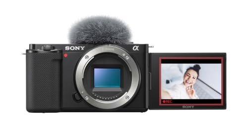 Sony Alpha ZV-E10 - Câmera Vlog sem espelho com lente intercambiável APS-C - Preta