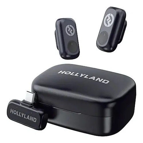 Microfone Hollyland Lark A1 Duo Usb-c cor Preto