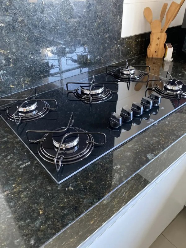 Cooktop 5 Bocas A Gás Atlas Agile Up Mega Chama