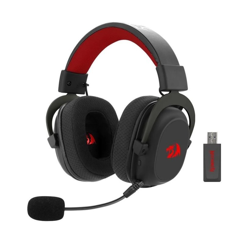 Headset Gamer Sem Fio Redragon Zeus Pro, 7.1, Driver 53mm, Bluetooth, Preto H510-PRO