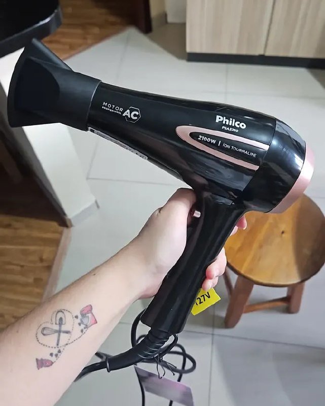 Secador De Cabelos Philco Psa3250 Íons Tourmaline 2100w