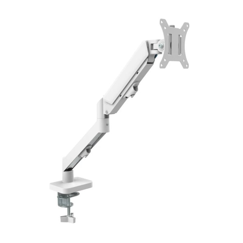 Suporte de Mesa Articulado para Monitor de 17" a 32" Ergofirst, Ajuste com Pistão a Gás, Branco G16-C012-W