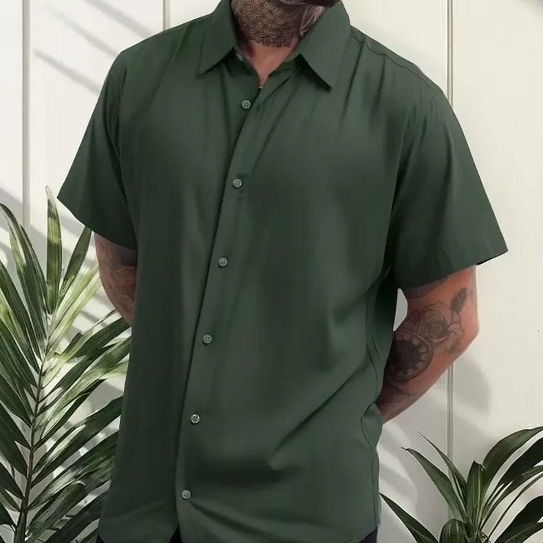 Camisa Manga Curta Social
