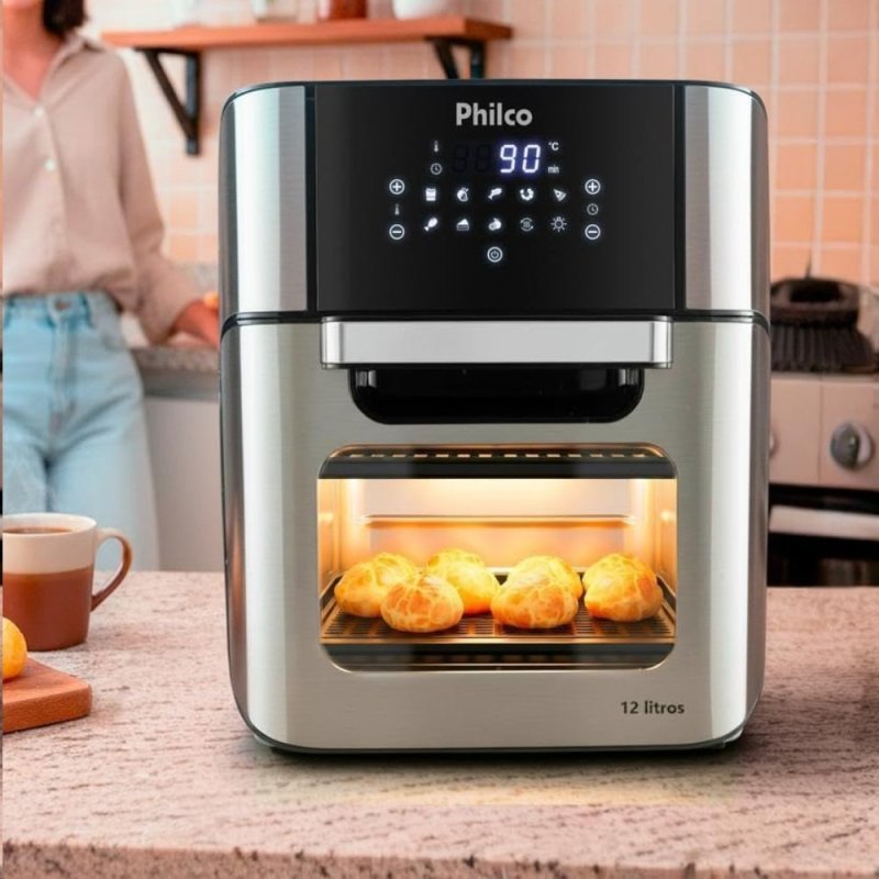 Fritadeira Air Fryer Philco Oven 4 em 1 12L