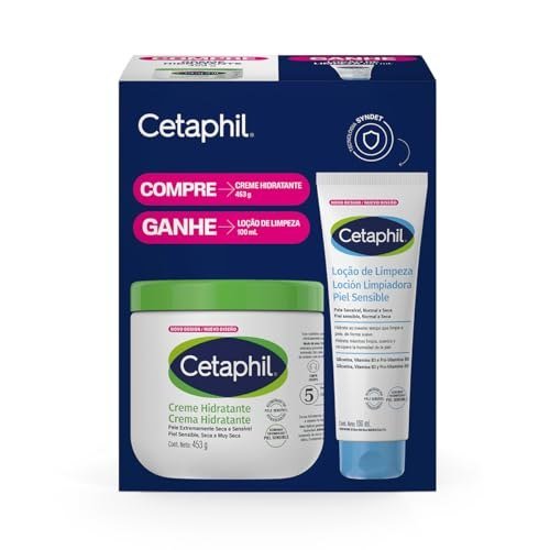 KIT CETAPHIL CREME 453G + LOÇÃO DE LIMPEZA 100ML