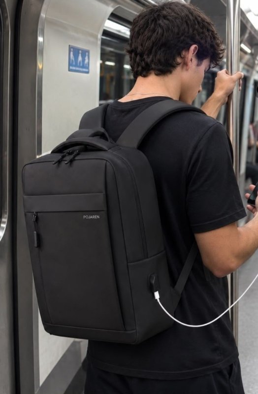 Mochila Executiva c/ Saída Usb + Frete Grátis