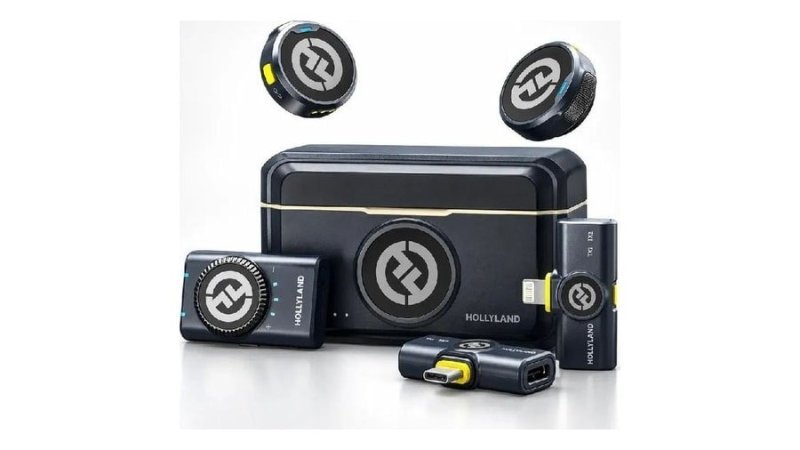 Microfone Hollyland Lark M2 Duo Usb-C Preto
