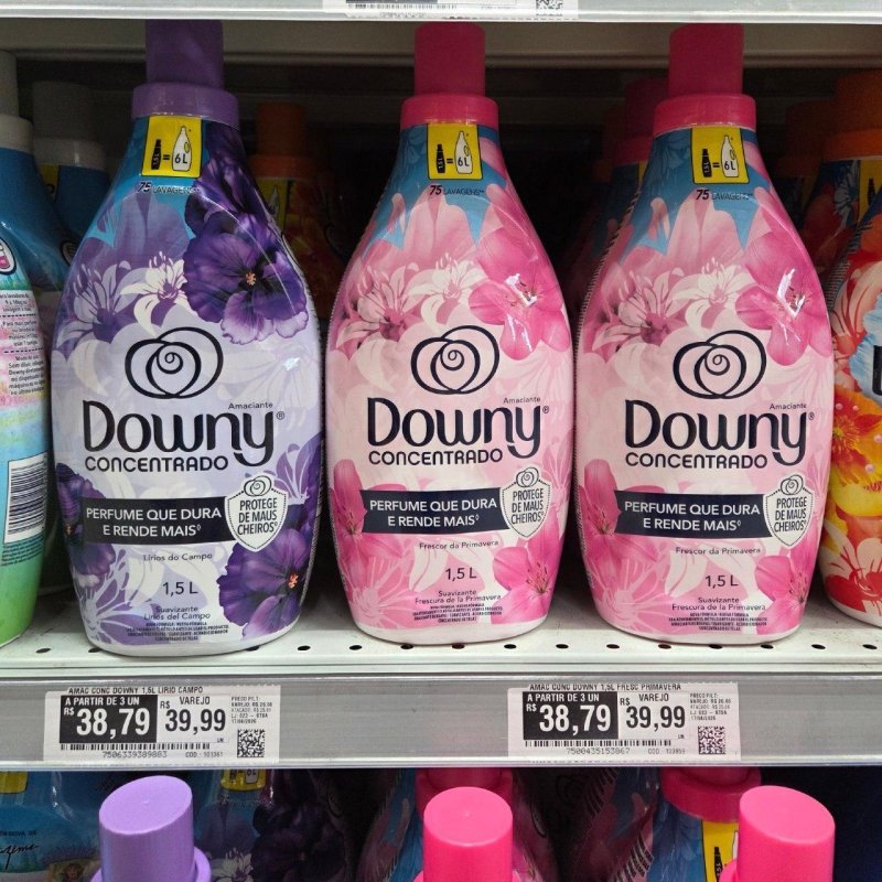 Amaciante de Roupa Concentrado Downy, Seiva de Alfazema, 1,5L