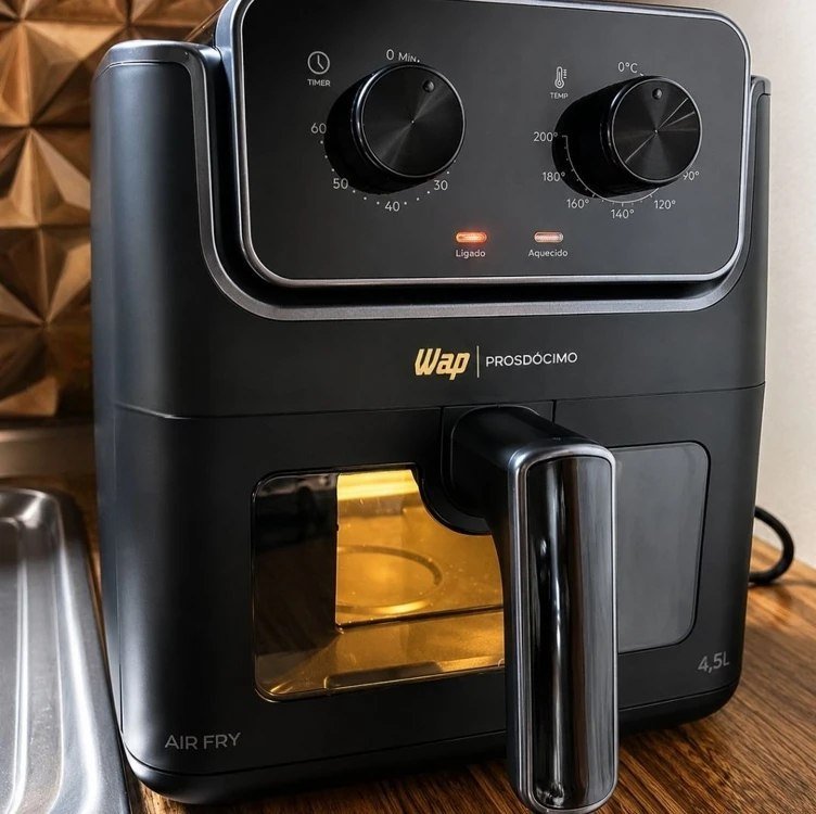 Wap Af01 Airfryer 4,5l Visor Com Luz Interna