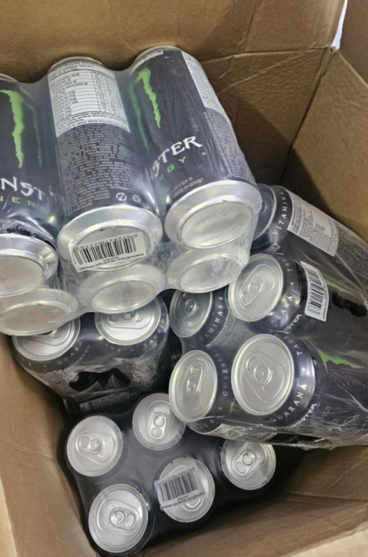 Pack 6 un. Monster Energy 473ml + Frete Grátis