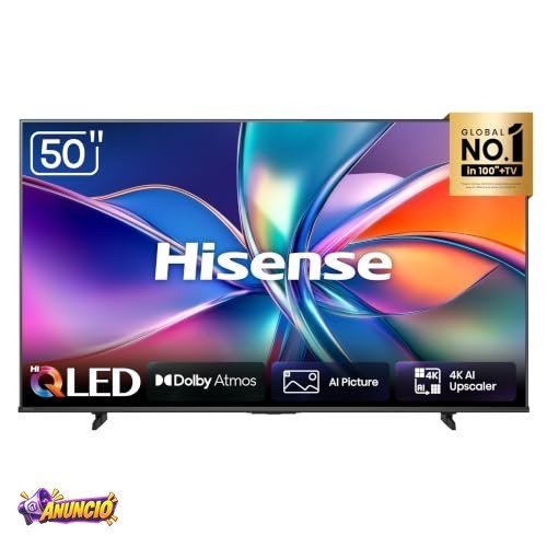 Hisense Smart TV 4K Hi-QLED 50" Polegadas 50Q6QVV
