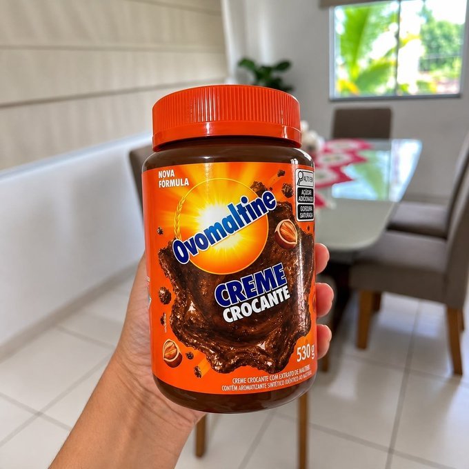Creme Crocante Ovomaltine 530g + Frete Grátis