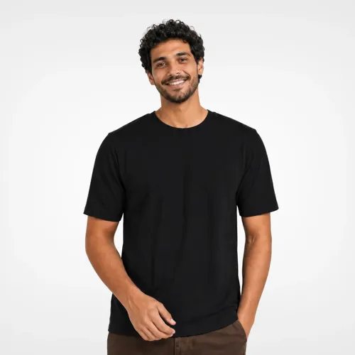 Camiseta Lisa Básica 100% Algodão Fio 30.1 Unissex