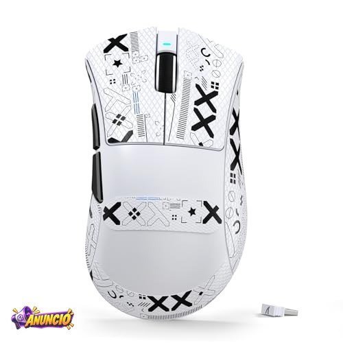 Mouse Gamer Sem Fio ATTACK SHARK V3, 65g Ultraleve, Sensor Óptico PAW3311 25K DPI, 1K Polling, Switch Mecânico, 2.4G/BT/Cabo USB