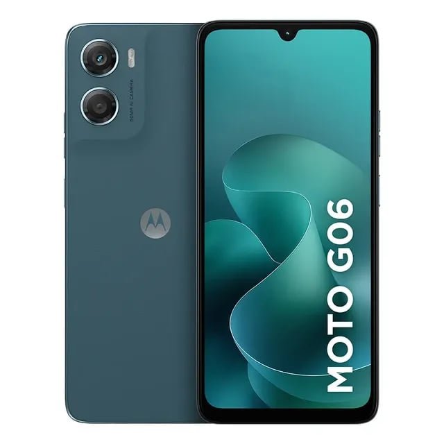 Smartphone Motorola Moto G06 128GB até 8GB RAM Azul Marinho