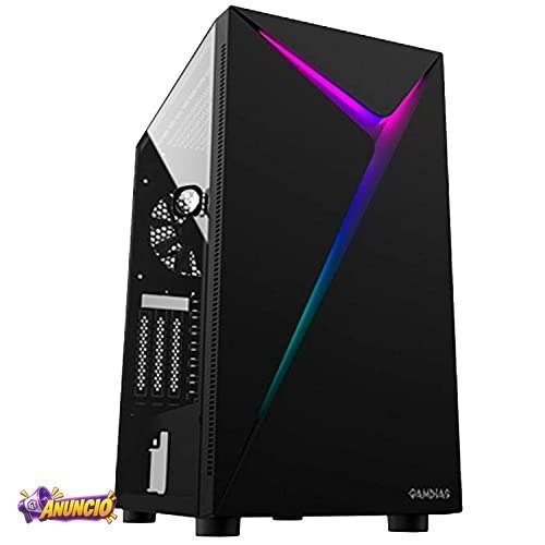 Gabinete Mid Tower Gamdias Argus E4 Elite Vidro Temperado RGB Preto ARGUS E4 ELITE