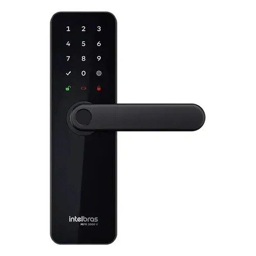 Fechadura Inteligente De Embutir Com Maçaneta Mfr 3000 V Intelbras