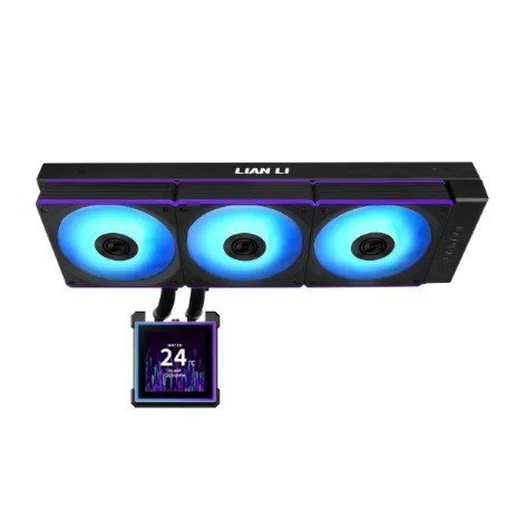 Water Cooler Hydroshift II LCD-S RGB Tela 3,4 Preto Lian Li
