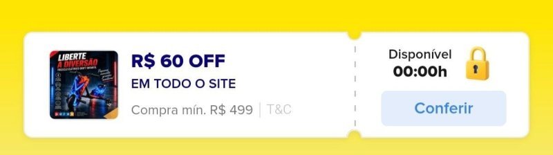 Cupom R$ 60 OFF em R$ 499 Mercado Livre
