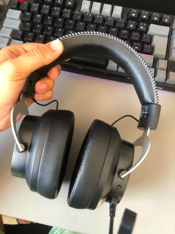 Headset Gamer Sem Fio QCY Heroad VT200 7.1 NEODÍMIO 53MM