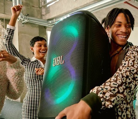 Caixa de Som JBL PartyBox Stage 320 Bluetooth Portátil com Show de Luzes