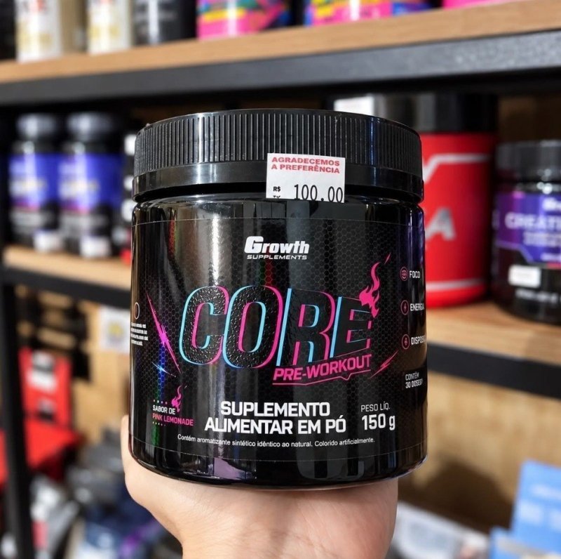 Pré Treino Core 150g Growth Supplements