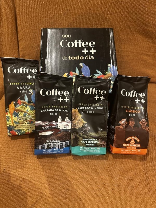 Kit 4 Pacotes Café Especial Torrado e Moído Coffee Mais Variedades