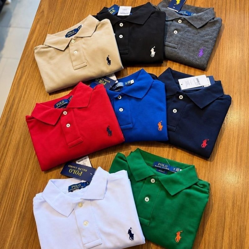 Camisa Polo Ralph Lauren Masculina Slim (P ao G1)