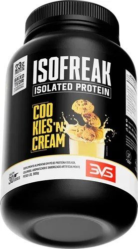 Whey Isolado Isofreak 900g Sabor: Cookies And Cream - Fórmula Avançada Com 23g De Proteína Por Dose