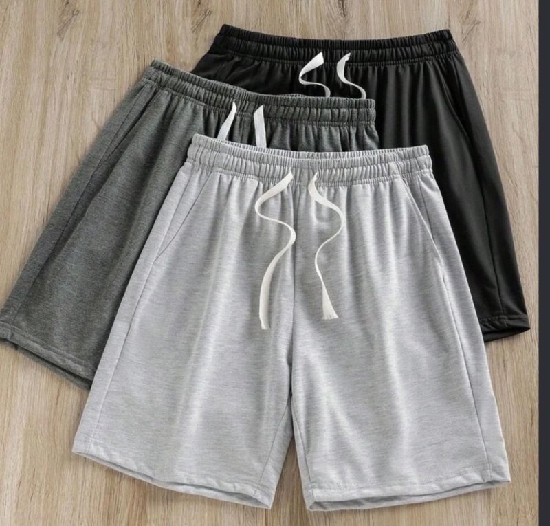 Kit 5 Bermuda Short Moletom Masculino (P ao GG)