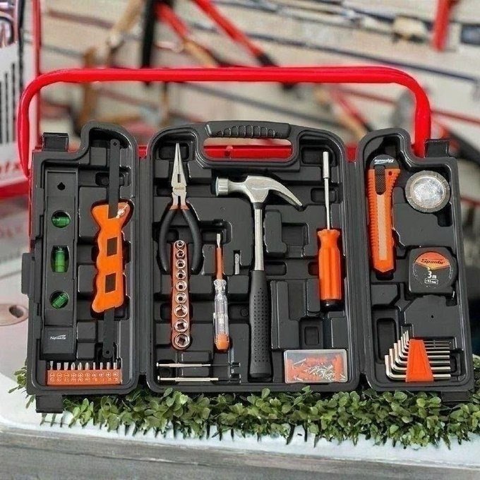 Sparta Maleta de ferramentas kit com 165 peças + Frete Grátis