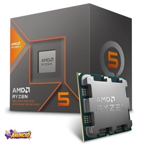 Processador AMD Ryzen 5 8600G Box (AM5/6 Cores/12 Threads/5.0GHz/22 MB Cache/Wraith Stealth/Radeon 760M/AMD Ryzen AI)