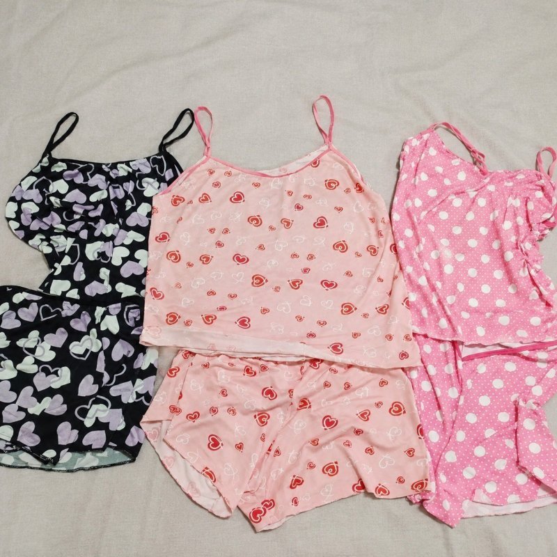 Kit 3 Baby Doll Conjunto Feminino Pijama Microfibra Sortidos